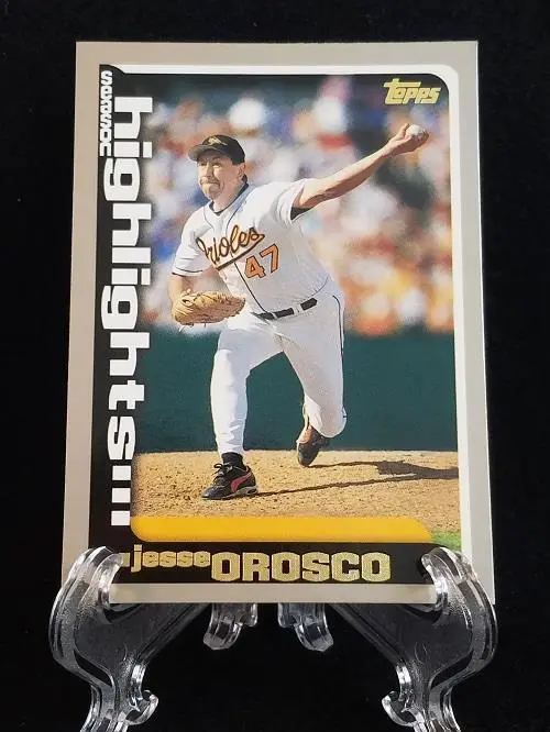 2000 Jesse Orosco Highlights Baltimore Orioles Topps Baseball Card # 460
