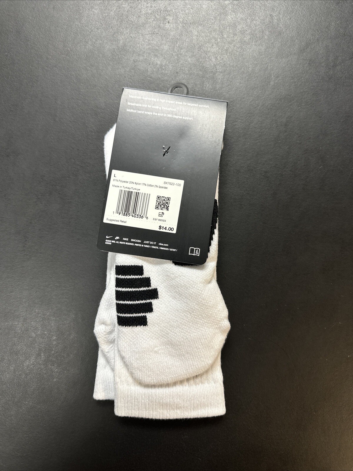 mens nike elite socks size large eBay