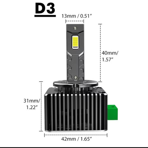 LAMPE A LED EN D1S D2S D3S D4S D5S D8S BLANCHE POUR FEU PHARE DE VOITURE CANBUS - Picture 30 of 35