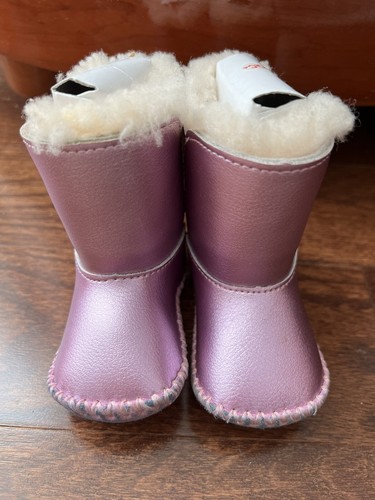 UGG Pink Metallic Boots Infant size 0/1 