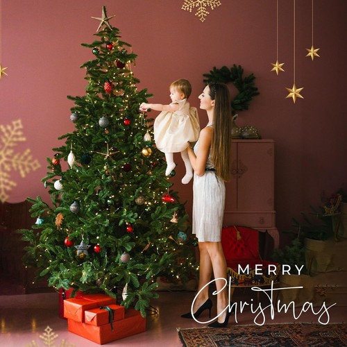 3ft-8ft Christmas Trees Colorado Xmas Green Bushy Artificial Pine Metal Stand - Picture 36 of 78
