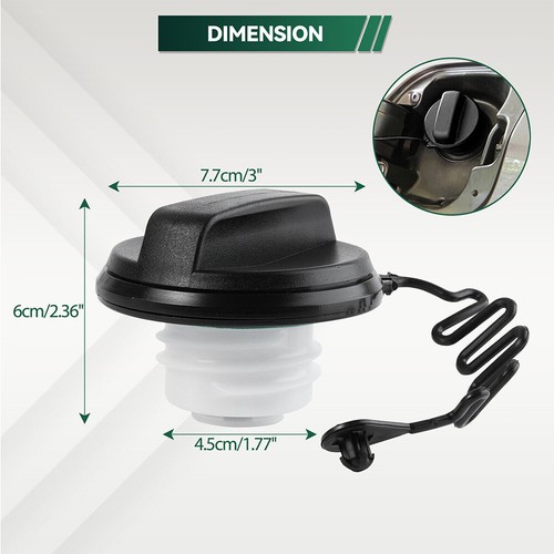 Fits For Ford Fiesta MK5 2001-2008 Petrol / Diesel Fuel Tank Filler Cap 1580852 - Picture 3 of 8