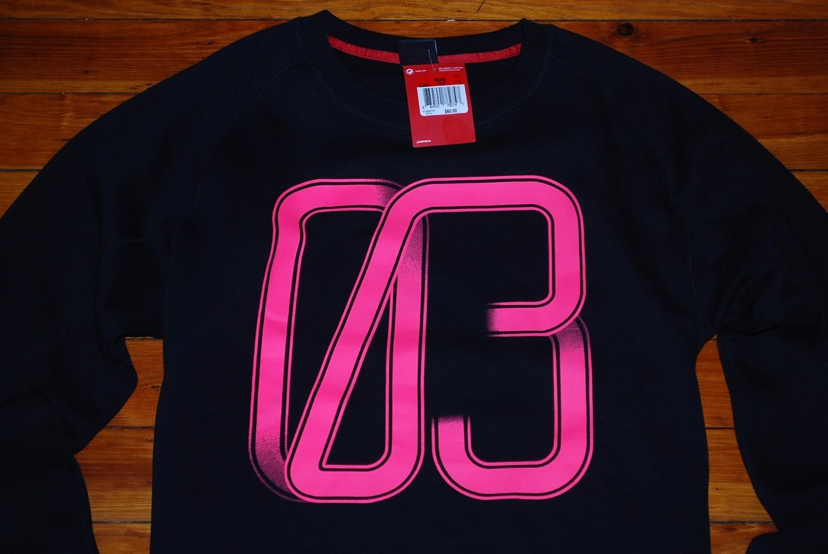JORDAN CP3 Tシャツ NEW Nike Jordan CP3 Chris Paul Black & Coral Sweatshirt
