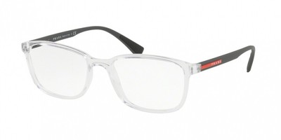 NEW Prada Linea Rossa 04IV Eyeglasses 2AZ1O1 Grey 100% AUTHENTIC