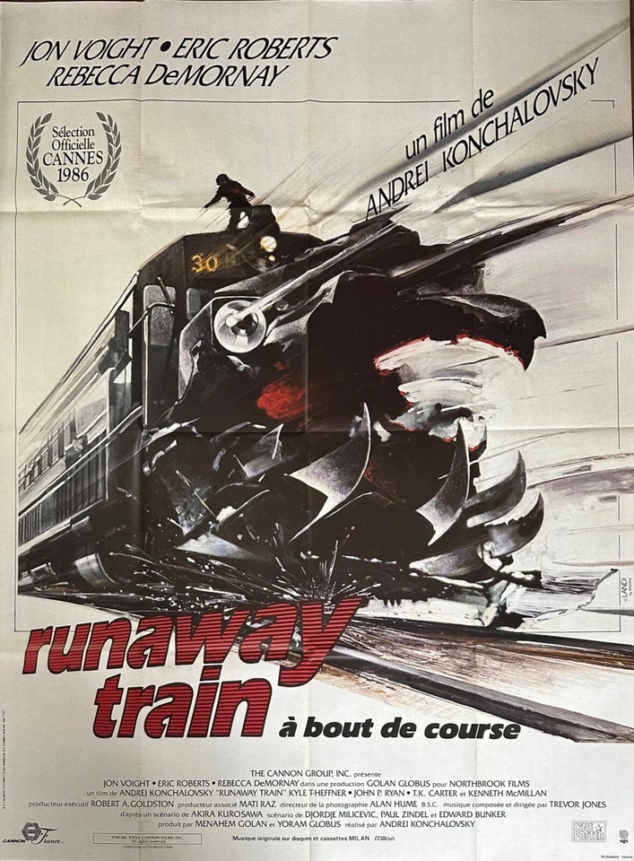 Affiche Cinéma RUNAWAY TRAIN 120x160cm Poster / Andrey Konchalovsky / Jon Voight - Photo 1/1