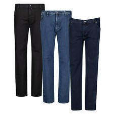 Jeans 5 tasche lungo taglie forti con elastico sotto taglie uomo Pioneer