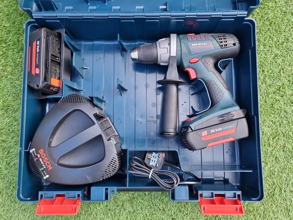 Bosch GSR 36 V LI perceuse sans fil 2x 36v 1 3Ah batterie kit chargeur rapide
