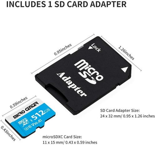 Memoria Para Nintendo Switch MicroSD Especial V30 Capacidad 256GB 512GB - Picture 8 of 16