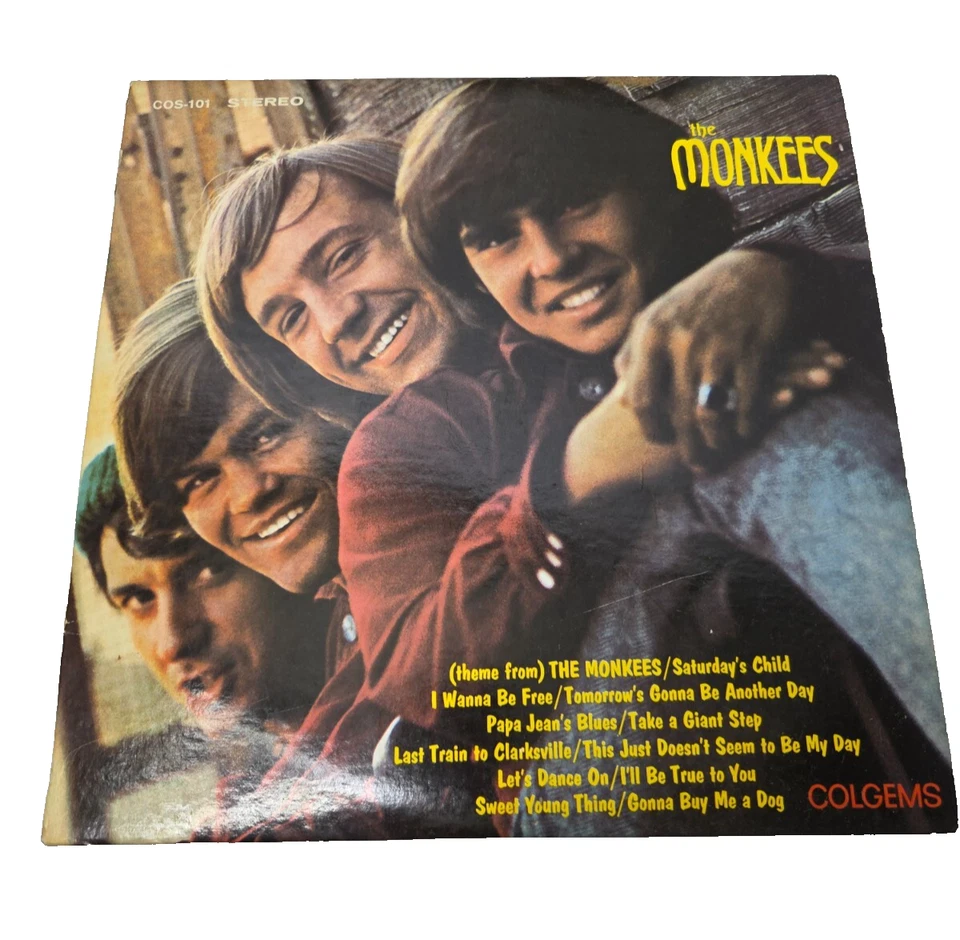 Vintage The Monkees Vinyl LP Colgems RCA 1966 Record Last Train to Clarksville - Image 2 of 4