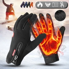 Thermal Windproof Waterproof Winter Gloves Touch Screen Warm Mittens Men Women