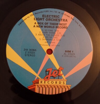 ELO Electric Light Orchestra LPレコード4枚 ELECTRIC LIGHT ORCHESTRA: A BOX OF THEIR BEST- 4 LP's & 7