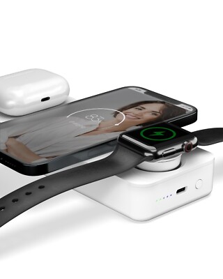 EINOVA 10,000mAH Power Bar with Apple Watch Integrated