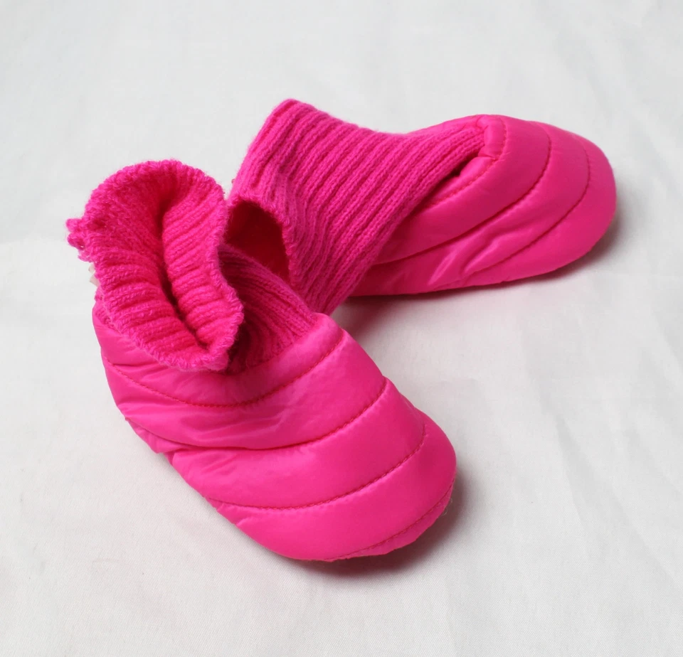 Gap Baby Girls' Slip On Puffer Sock Booties CB7 Hot Pink Size US:3 (6-12M) - Image 3 of 4