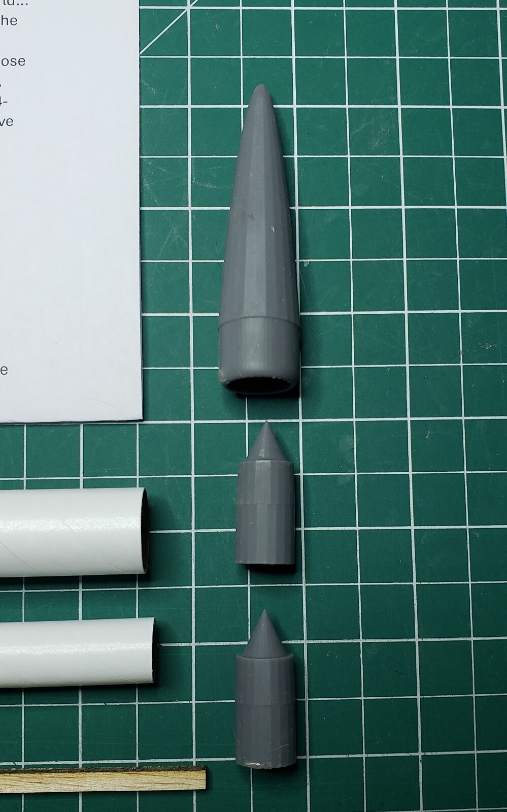 Estes Mini Bomarc Model Rocket Clone Kit #0805 With resin and laser-cut parts