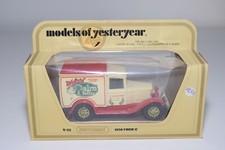 A35 1:43 MATCHBOX YESTERYEAR FORD MODEL A VAN WALTERS' PALM TOFFEE MIB