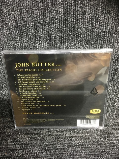 John Rutter: The Piano Collection by Wayne Marshall (CD, 2020) for sale ...