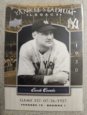 2008 Upper Deck Yankee Stadium Legacy Earle Combs #YSL374