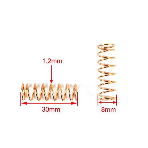 Miniature Compression Spring Brass Wire Diameter 0.1mm-1.2mm Length 5mm-40mm - Picture 114 of 119