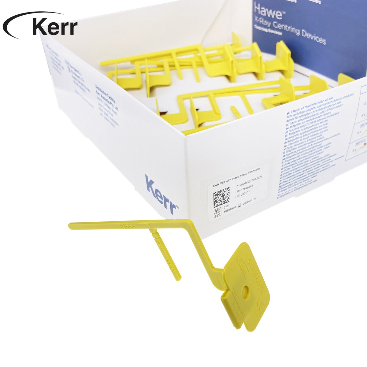Porte-rayons X Dentaire Kwik-morsure Avec Index 270 - Style Hawé Solutions - Neuf