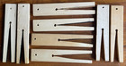 Violin Bass Bar Clamps (8) for Luthier TOOLS/PARTS/ REPAIR/RESTORE/gently used — photo 1
