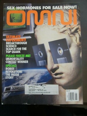 Omni Magazine January 1994 Sex Hormones Top Quark Robot Revolution L50