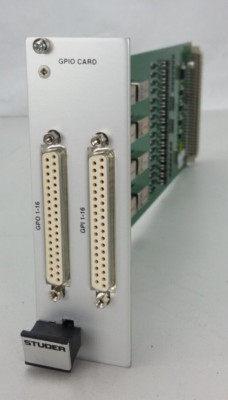 Studer D21m GPIO card