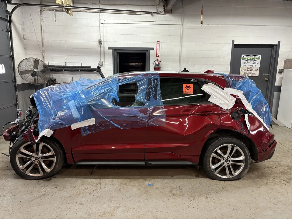 Regulador de ventana de puerta delantera derecha usado se adapta a: Ford Edge 2016 delantero derecho gr Foto 2 de 4