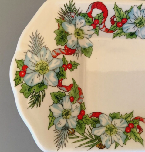 Spode Christmas Holidays Tray/Plate~Live Well,Laugh Often,Love Much-9" x 2 7/8" - Picture 5 of 6