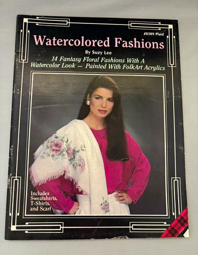 Plaid Watercolored Fashions by Suzy Lee #8389 Painting Pattern Book