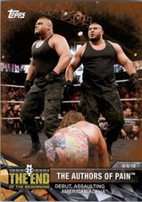 2017 Topps WWE NXT Match Moment Bronze 42 Authors Pain Debut Assaulting Am Alpha