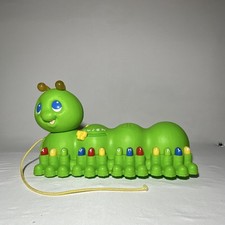 LeapFrog Alphabet Caterpillar Pull Toy Green Electronic Learning