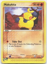 Makuhita 58/109 EX Ruby & Sapphire Common Pokemon TCG