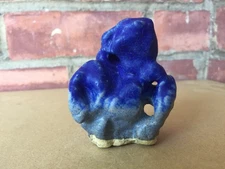 Handmade ceramic maquette sculpture hand painted clay art