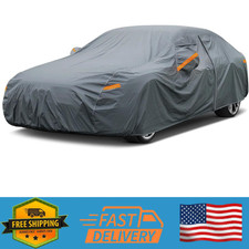 16 Layers Car Cover Waterproof All Weather, Heavy Duty Outdoor Car Cover Univers
