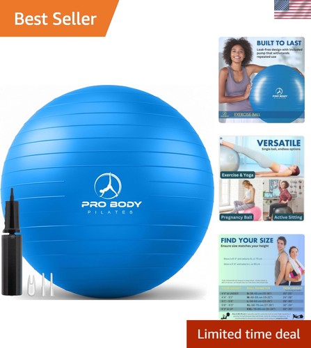 Exercise Ball Fitness Yoga Stability Ball Pregnancy Workout Therapy Large - Picture 1 of 11