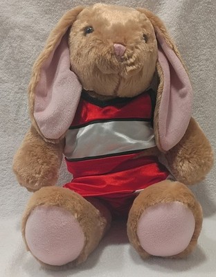 Build-A-Bear Workshop Bunny Plush Doll Red Outfit Washable 022601 2017
