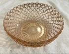 Anchor Hocking Pink Waterford Depression Glass Large Bowl Centerpiece