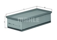 Mahle / Knecht Luftfilter Passend FüR Toyota Avensis Corolla 2.2 D-4D