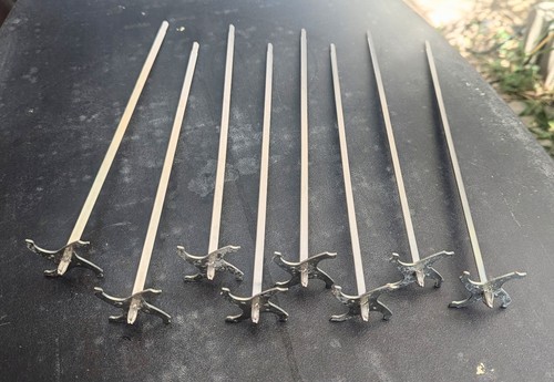 RONCO SHOWTIME ROTISSERIE 5000 KABOB SKEWERS LOT OF 8