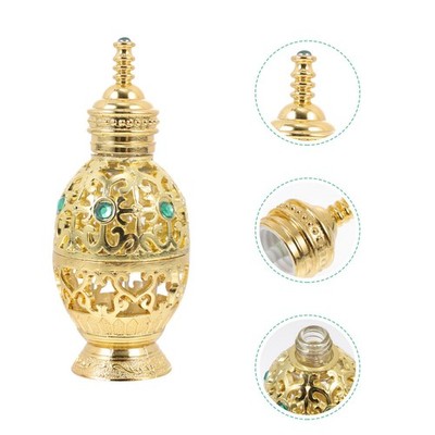 1 Stück Parfümflasche Golden Middle Eastern Parfüm Separate Duftflasche 10 ml