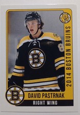 David Pastrnak 2014 Draft Pick Boston Bruins Pre Rookie Card All McDonald's Team. rookie card picture