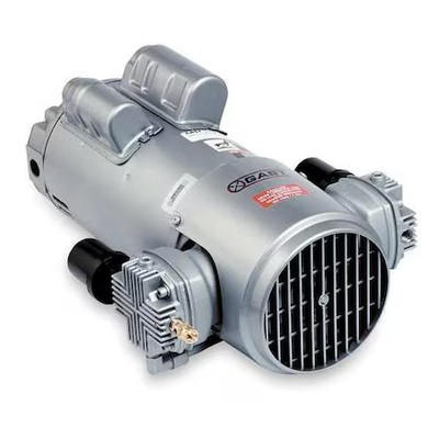 Gast 6Hca-12-M616nex Piston Air Compressor, 1Hp, 115/230V, 1Ph