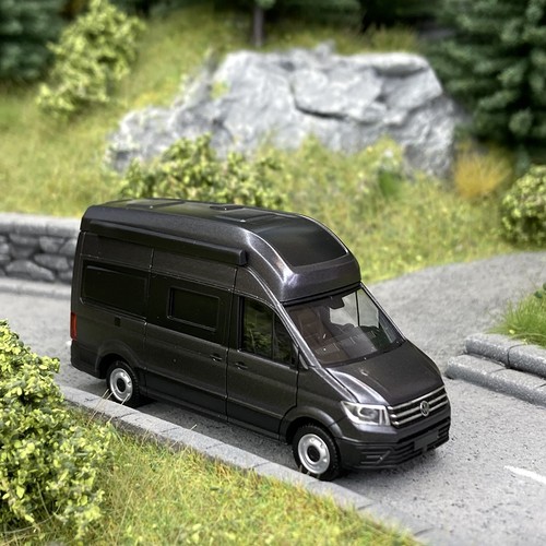 Volkswagen Crafter avec réhausse, Gris - HERPA 96324 - HO 1/87 | Condition: Neuf