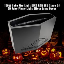 150W Fake Fire Light DMX RGB LED Stage DJ 3D Fake Flame Light Effect Lamp DecorU