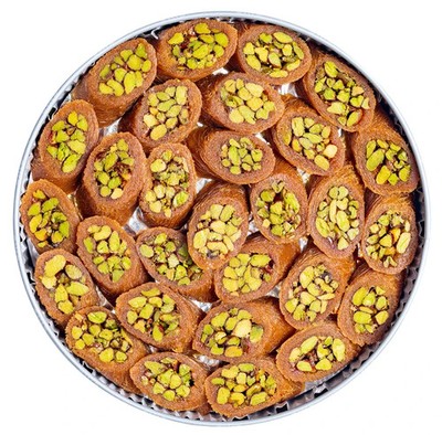Habibah sweets Pistachio Burma Baklava 700GM برمة بالفستق الحلبي