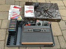 Atari Video Computer System Console, Controllers, Games, Manuals, Box, Untested