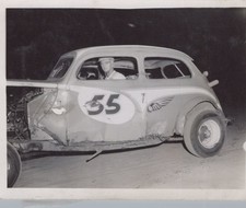 Don Gillespie Riverhead NY stock car 55 dirt coupe 1960s - Himes Estate Photo