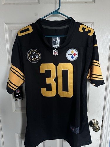 M / L Nike NFL Pittsburgh Steelers James Connor #30 Authentic Jersey W DMR Patch