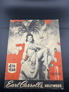 1941 Earl Carroll's SHOWGIRLS Hollywood Theatre 4th  Year Publicity Booklet