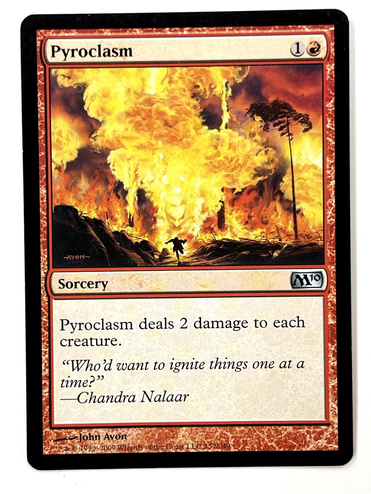 Pyroclasm 152 Uncommon Magic 2010 (M10) Magic: The Gathering LP